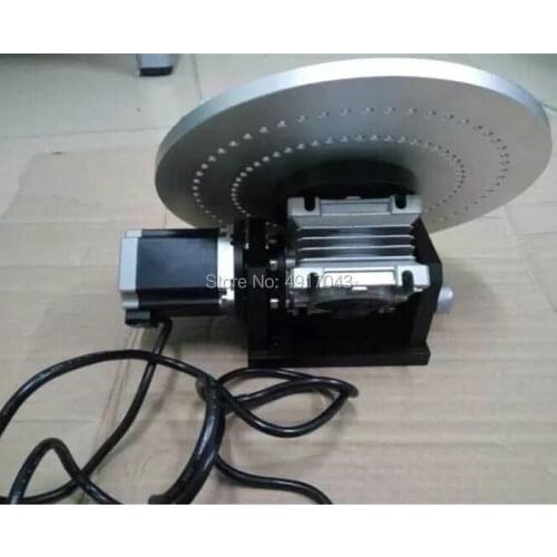 HY-E300 300MM Electric 360 Degree Rotary Workbench Rotating Platform for Marking Machine Engraving Machine