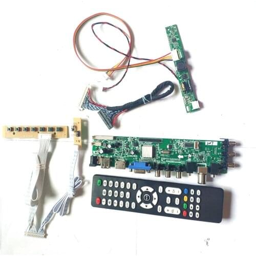 Fit LM230WF5-TLF5/TLG1/TLH1 1920*1080 upgrade 30 pin LVDS AV HDMI-Compatible VGA USB DVB 3663 TV digital LCD board