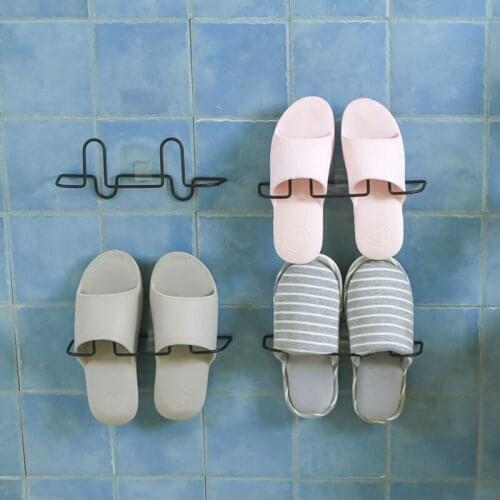 Shoes Rack Shoe Racks Storage Organizer Wall Mount Slippers Hanging Shelf Slipper Rack Holder Shoes Organizer