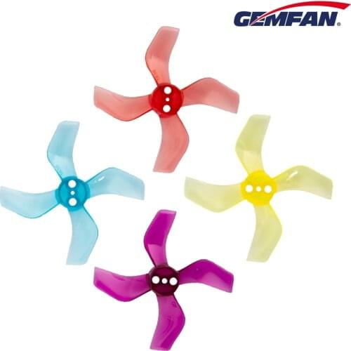 Gemfan 1636 40mm 1.6X3.6X4 4-Blade PC Propeller 1mm 1.5mm for RC FPV Racing Freestyle FPV Tinywhoop Drones 1103 1104 1105 DIY