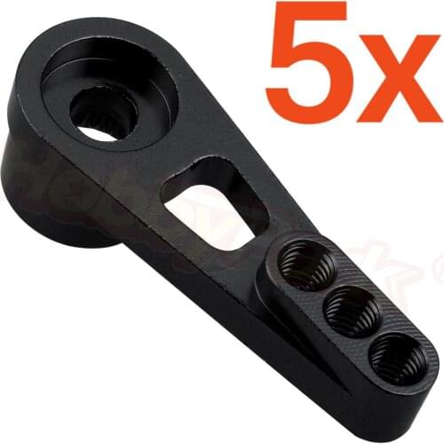 5 Pieces Aluminum 25T Servo Horn Steering Arm Upgrade Parts for WLtoys 1/18 RC Car A959 A949 A969 A979 K929 Wholesale