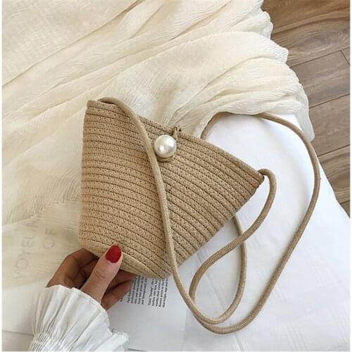 Mulit Style Straw Handbag Women Rattan Bag Handmade Woven Beach Circle Bohemia Shoulder Bag New Fashion Arrival Cute Girls bags