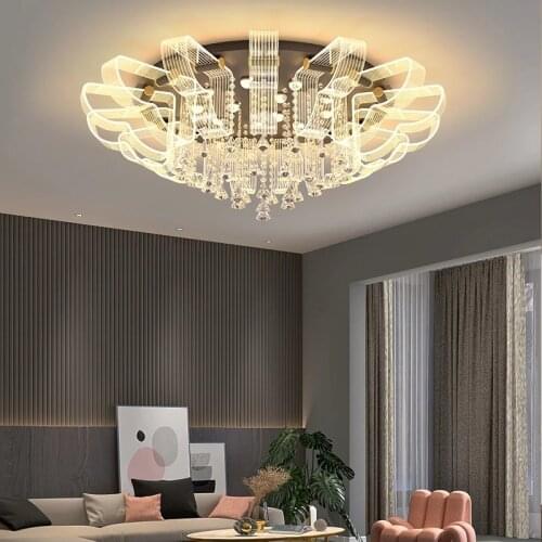 Modern Black Lustre Chandelier for Living Room Dining Bedroom Metal LED Heart-Shaped Acrylic Ceiling Lamp Indoor Decor Fixtures
