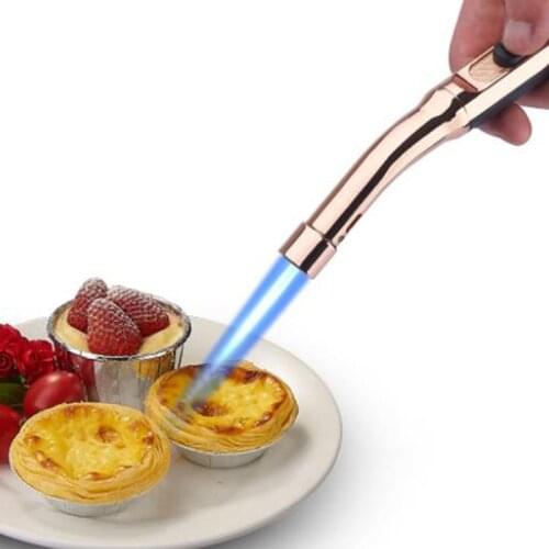 Super Long BBQ Kitchen Cooking Gas Lighter Torch Turbo Lighter Cigar Smoking Lighters Metal Cigarette Lighters Gadgets for Men