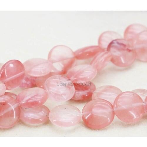 14mm Pink Watermelon Tourmaline Accessories Crafts Loose Round Beads Stone Jewelry Making Design For Necklace Bracelet 15inch
