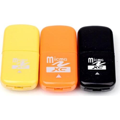 TF Memory Card Reader for Mobile Phone Memory Card TF High Speed 2.0 Card Reader for PC Laptop Computer Random Color