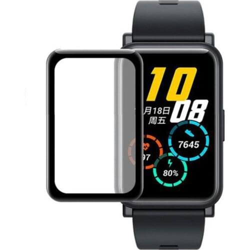 Protective Film Cover Protection For Huawei Watch Fit/Honor Watch ES Screen Protector Case 3D Curved Full Edge Smart watch Case