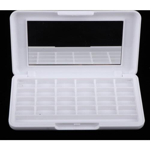 24Grids Empty Makeup Palette Eyeshadow / Lipgloss DIY Case with Mirror