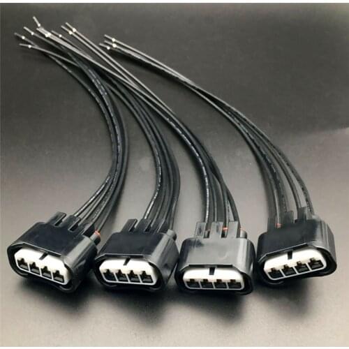 4 Pieces Ignition Coil Pigtail Connector Repair Harness Kit for Toyota Lexus