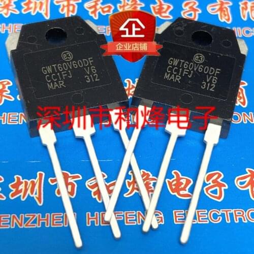 5PCS STGWT60V60DF GWT60V60DF TO-3P 600V 60A 100% New&original