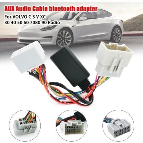 AUX IN Bluetooth Adapter for Volvo C30 C70 S40 S60 S70 V40 V50 V70 XC70 Receiver Adapter Car Accessories Car Audio Receiver