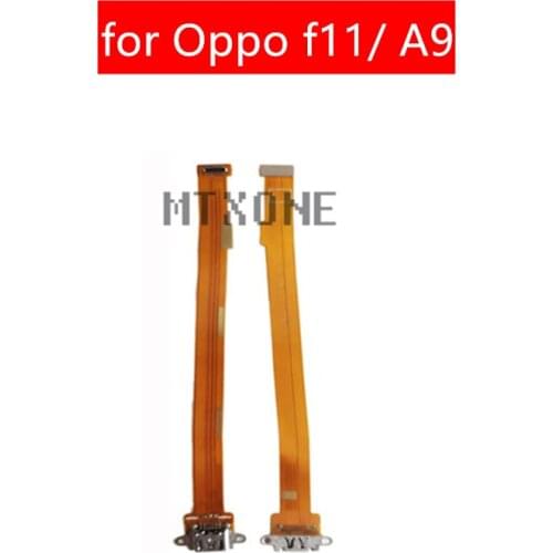 For oppo F11/ A9 USB Charger Connector Flex Cable Microphone USB Charging Dock PCB Board Flex Cable Repair Parts