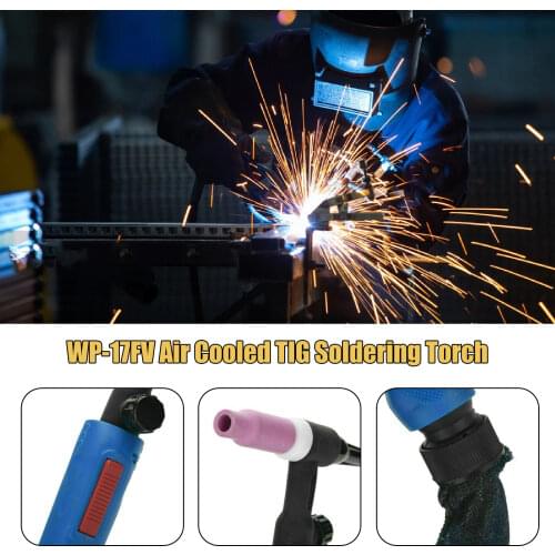 WP-17FV Tig Soldering Torch 200Amp Air Cooled Flexible Heads Welding Tool