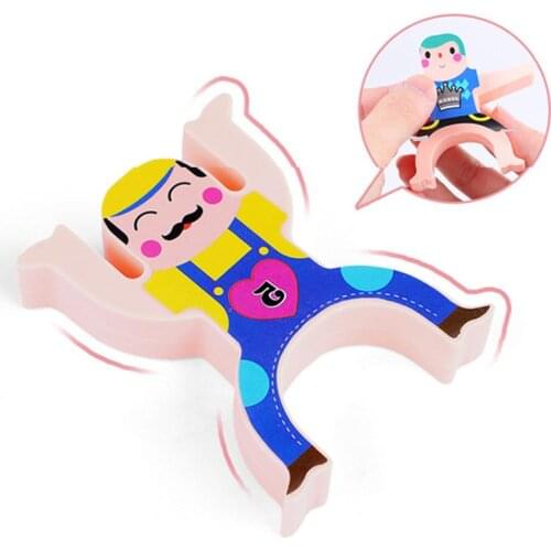 Hercules Acrobatic Troupe Villain Children Puzzle DIY Building Blocks Stacking Balance Parent-child Interactive Kids Toy