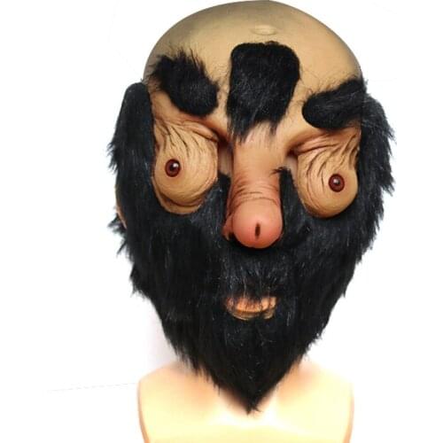 Halloween Mediterranean mask cosplay funny dance party horror headgear clown props costumes