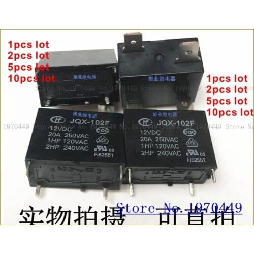 JQX-102F 12VDC 20A