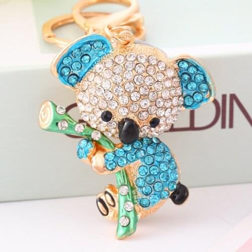 Creative alloy key chain pendant cute sloth key chain bag pendant car couple pendant