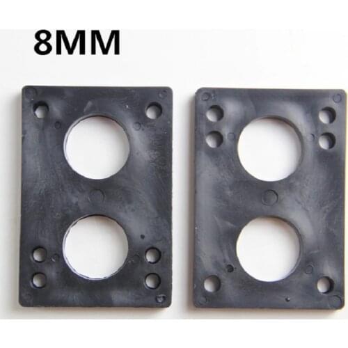 2pcs 8mm Longboard Electric Skateboard Black Gasket Skateboard Parts Pad