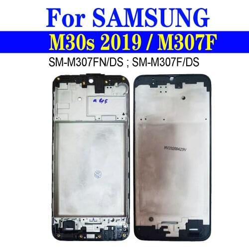 M30s Middle Frame For Samsung Galaxy M30S M307F Phone Frame SM-M307FN/DS SM-M307F/DS Replacement Housing Front Cover