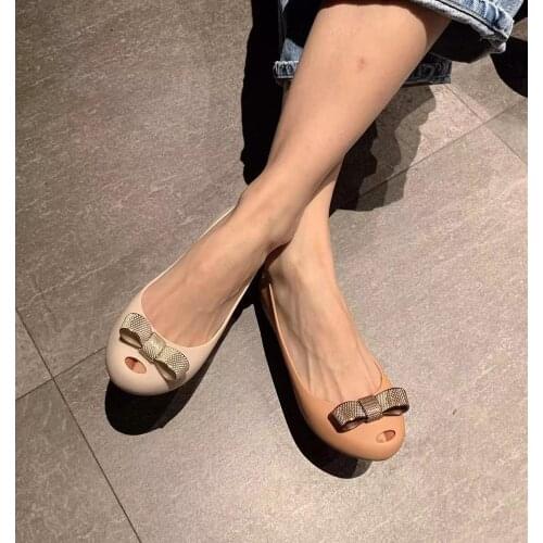 2020 New Melissa Women Jelly Shoes Original Bow Women Sandals Women Bow Jelly Shoes Melissa Sweet Adult Sandals Female Shoes