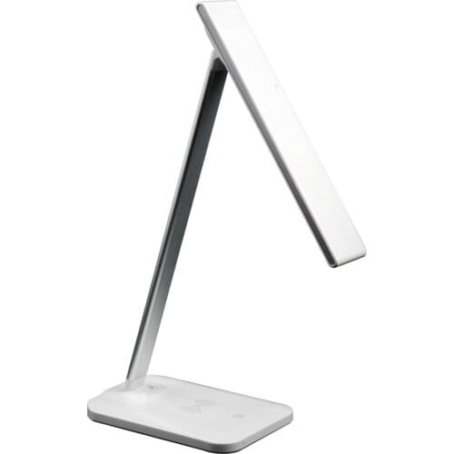 USB Charging LED Desk Table Lamp 5W Qi Wireless Phone Charger Night Reading Light Touch Switch Desk Lamps 3 Modes Desk