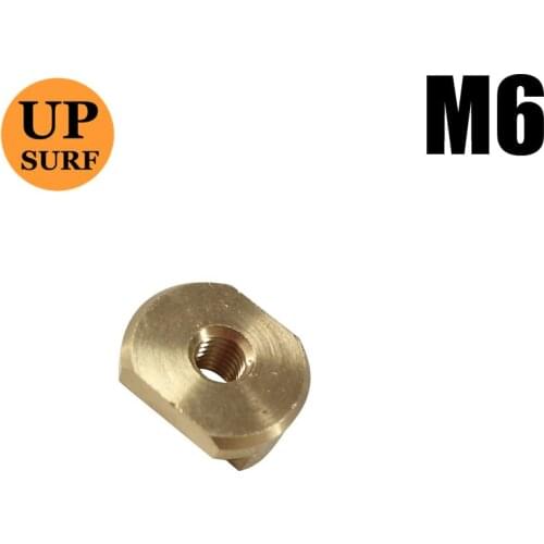 4 PCS New Hot M8 / M6 Hydrofoil Mounting Brass T-Nuts For Water Sports Surfing All Hydrofoil Tracks Surfing Outdoor Accessories