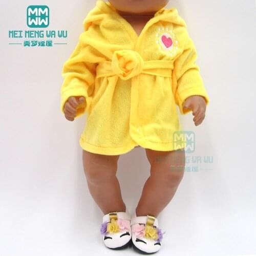 Clothes for dolls fits 43cm new born doll accessories and American doll Clothes fashionable pajamas and rompers