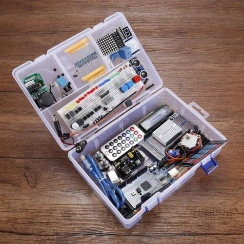 IssacNewton Full Version Starter learning Kit for Arduino MEGA 2560 with LCD1602 Servo Motor