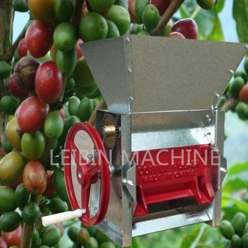 Manual coffee peeling pulper extractor cocoa bean sheller coffee processing machinery