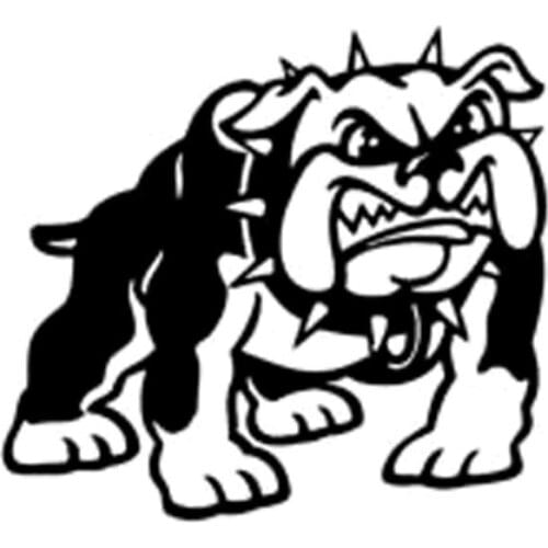 Car Sticker Evil Dog Cartoon Animal Car Accessories Car Decoration Sticker Creative Waterproof Sunscreen Black/white,18cm*16cm