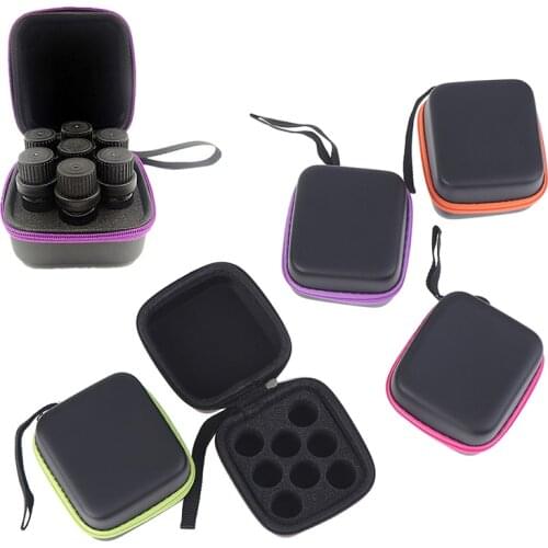7slots 5ML Essential Oil Storage Bag for DoTERRA Travel Carrying Holder Case Women Hands Cosmetic Makeup Bag Oil Organizer Bag