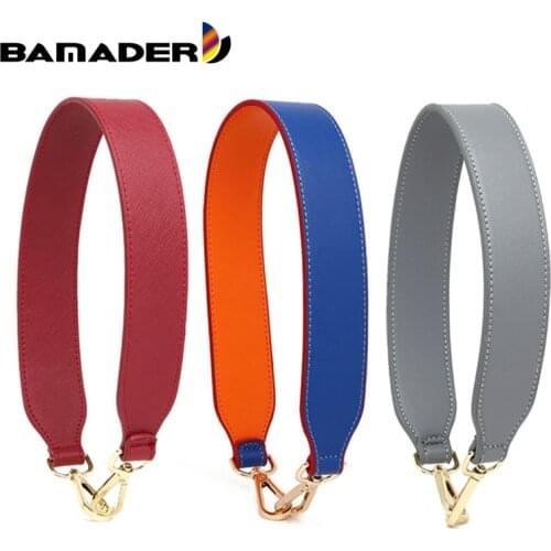 Bag with Short Bag Belt 58cm Non-adjustable Female Black Wide Hand Strap with Solid Color PU bag Strap Accessories Fashion Wild