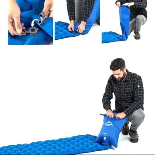 Outdoor Inflatable Mattress Camping Sleeping Pad Ultralight Camping Mattress Sleeping Mat Camping Bed Inflatable Camping Mat