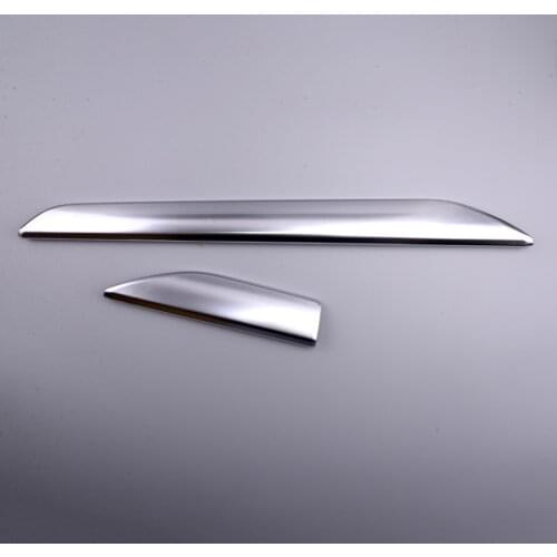 1 Set ABS Silver Interior Dashboard Strip Trim Fit for Subaru Forester SK 2019 2020 2021 Left Hand Drive Only