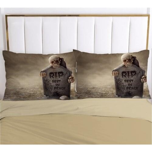 1pc Skull Deadpool Pillow cover Pillow case Bedding Pillowcase Pillowcovers decorative for home 3D HD Print RIP