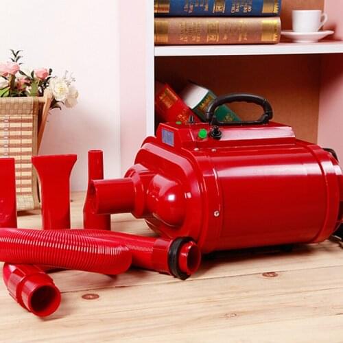 2016 New High-power Pet Dog Hair Dryer For Medium Large Dogs 220v/110v Dual Voltage 2800w Red Dog Grooming Dryers