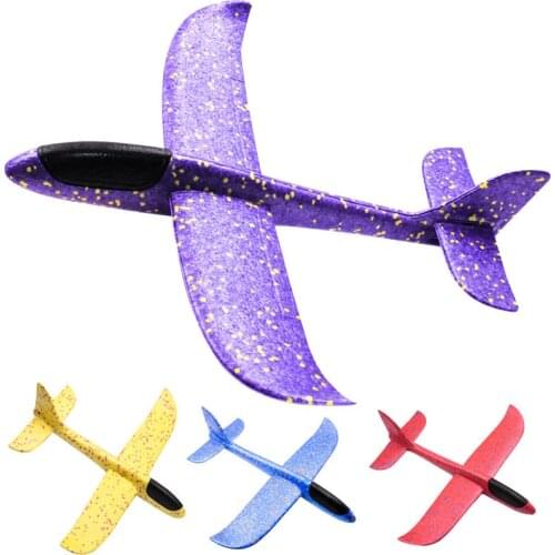 48CM Upgraded EPP Foam Plane Glider Hand Throw Airplane Aircraft Outdoor Launch Toys For Children Parent-child Interactive Toy