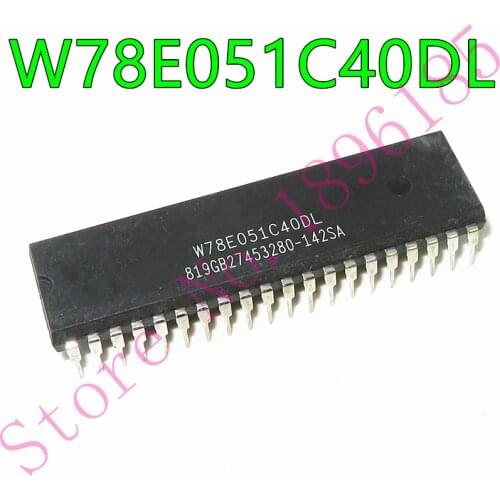 5pieces W78E051C40DL DIP 8-BIT MICROCONTROLLER