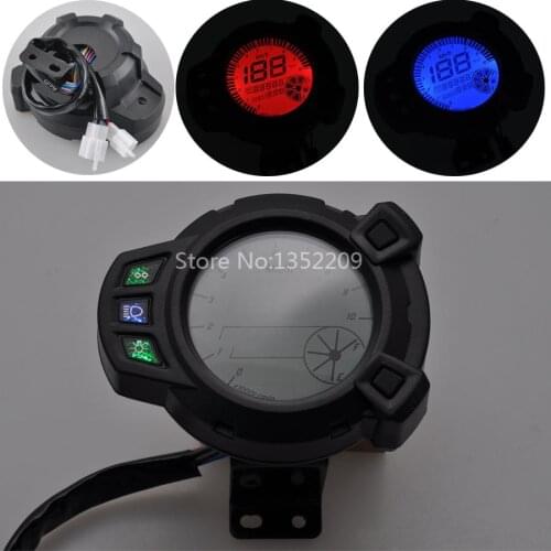 7 Colors Motorcycle Digital Instrumentation Odometer Speedometer Tachometer Gauge For Yamaha RXM BWS 125