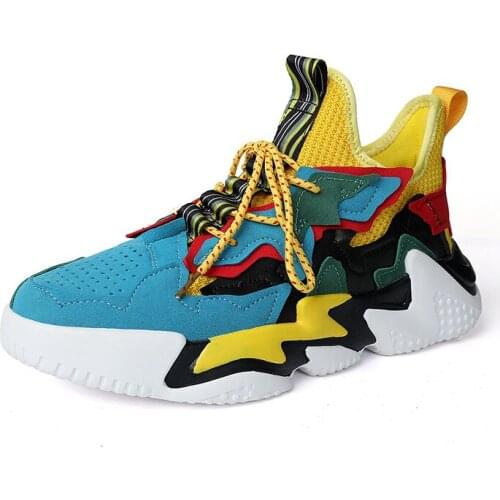 Big Size Men Running Shoes Multi-Color Walking Sneakers High Quality Fashion Basket Training Trending Hip Hop Street Footwear 45