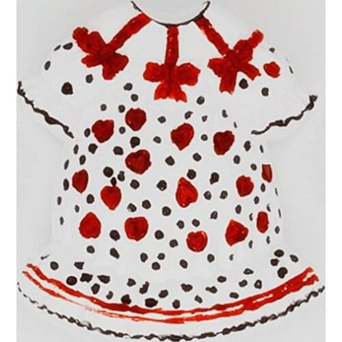 Baby dress cake decorative molded plaster die hand-made soap mold silicone mold C1156