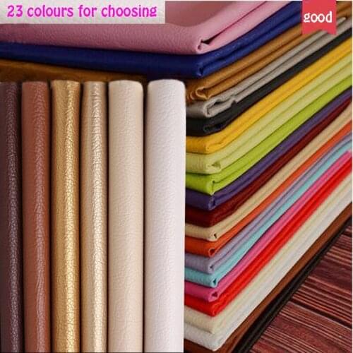 Good 69*50cm 1pc PU Leather Faux Leather Fabric For Sewing,Artificial Synthetic Pu Faux Leather Fabric For Sofa Diy Bag Material