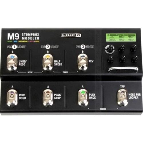 Line6 Stompbox Modeler M9 M-Series Effects Classic Stompboxes Electric Guitar Single Stompbox