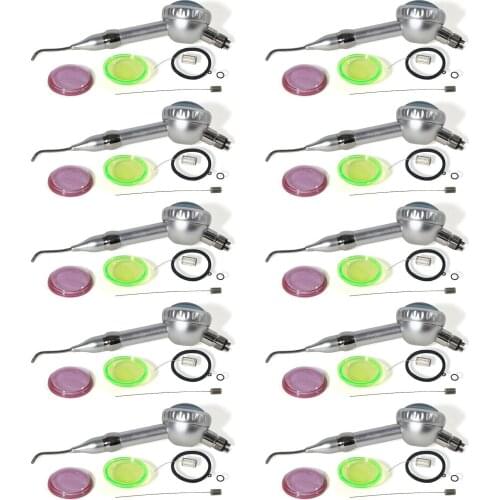 1-10 PCS Dental Air Flow 360º Rotation Teeth Polishing Polisher Handpiece Hygiene Prophy Jet 4Hole Tip