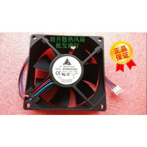 Original Delta AFB0824SH DC 24V 0.33A 8025 80*80*25MM 8cm 3-wire Inverter Cooling Fan