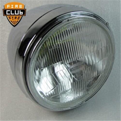 Motorcycle Chrome Headlight Front Light For Shadow 400/750 1998-2003