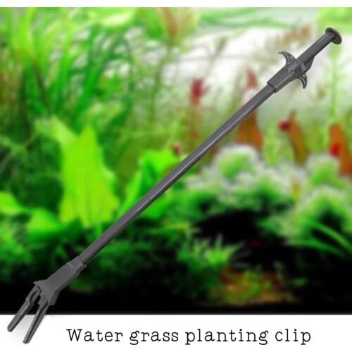 50cm Fish Tank Plastic Pliers Cleaning Tool Aquarium Straight Tweezer Forceps Waterweed clip Water Plant Cleaning Clamp Tongs