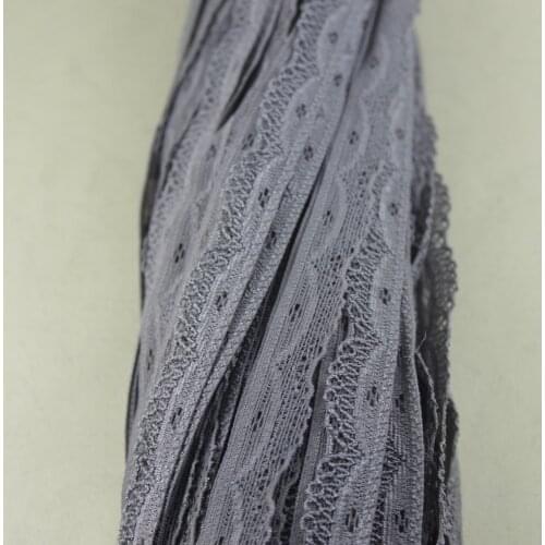 Clearance 93 Yards 15mm Width Grey Elastic Stretch Lace Trim DIY Sewing/garment/clothes Elastic Lace E96