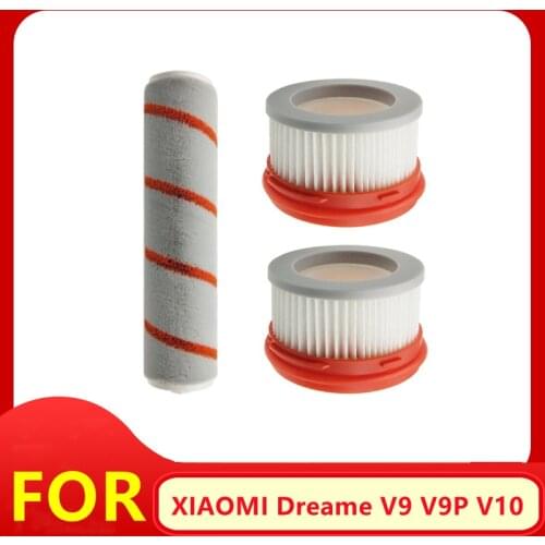 HEPA Filter Roller Brush Replacement Parts for XIAOMI Dreame V9 V9P V10 Handheld Cordless Vacuum Cleaner Accessories