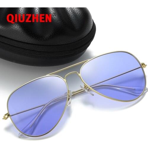 Brand Designer RB Unisex Ocean Color Pilot Sunglasses for Youth Fashion Polarized Sun Glasses Men and Women Trendy Sunglass 3025